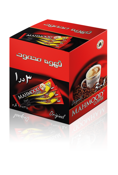 محمود پودر قهوه فوري 1*3 جعبه 24 عددي